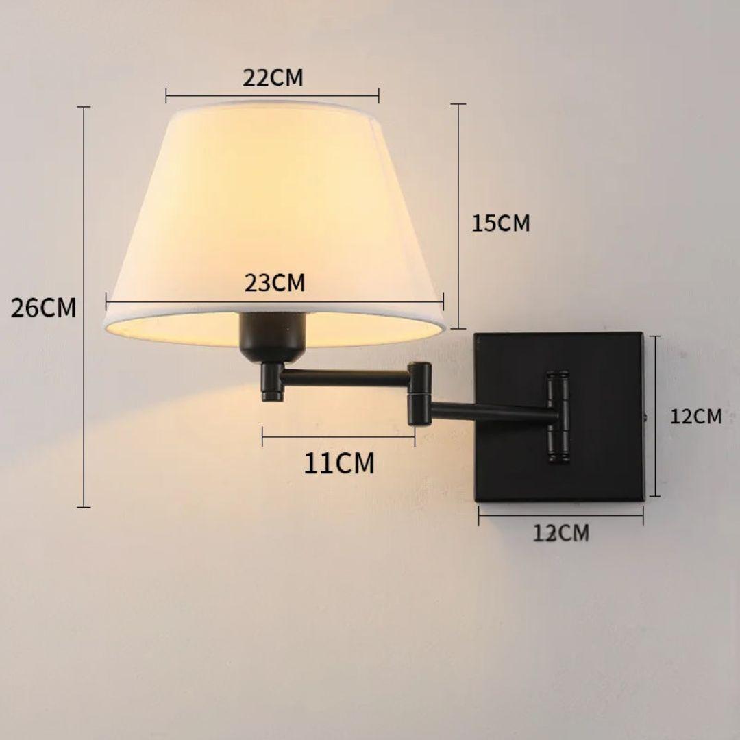 Arandela Luminária de Parede com Braço Dobrável