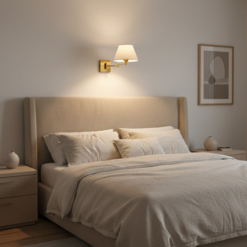 Arandela Luminária de Parede com Braço Dobrável