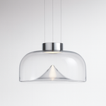 Luminária Pendente Moderna Minimalista LED Vidro Metal Icer