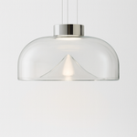 Luminária Pendente Moderna Minimalista LED Vidro Metal Icer