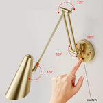 Iluminação Direcionada de Parede para Leitura com Arandela Articulada