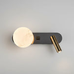 Lâmpada de parede moderna nórdica, preto e branco, minimalista, sala de estar, sofá fundo, luz decorativa, quarto luxuoso, cabeceira