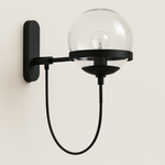 Luminária de Parede para Ponto Focal Decorativo com Globo de Vidro Fosco