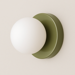 Iluminação Decorativa Suave para Paredes com Globo de Vidro Fosco