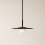 Luminária Pendente Moderna Minimalista Metal Vidro Reid