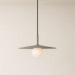 Luminária Pendente Moderna Minimalista Metal Vidro Reid