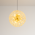 Iluminação Decorativa Pendente para Salas e Mesas em Vidro e Metal