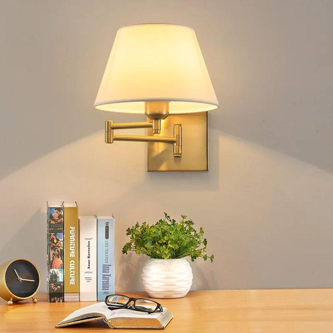 Arandela Luminária de Parede com Braço Dobrável