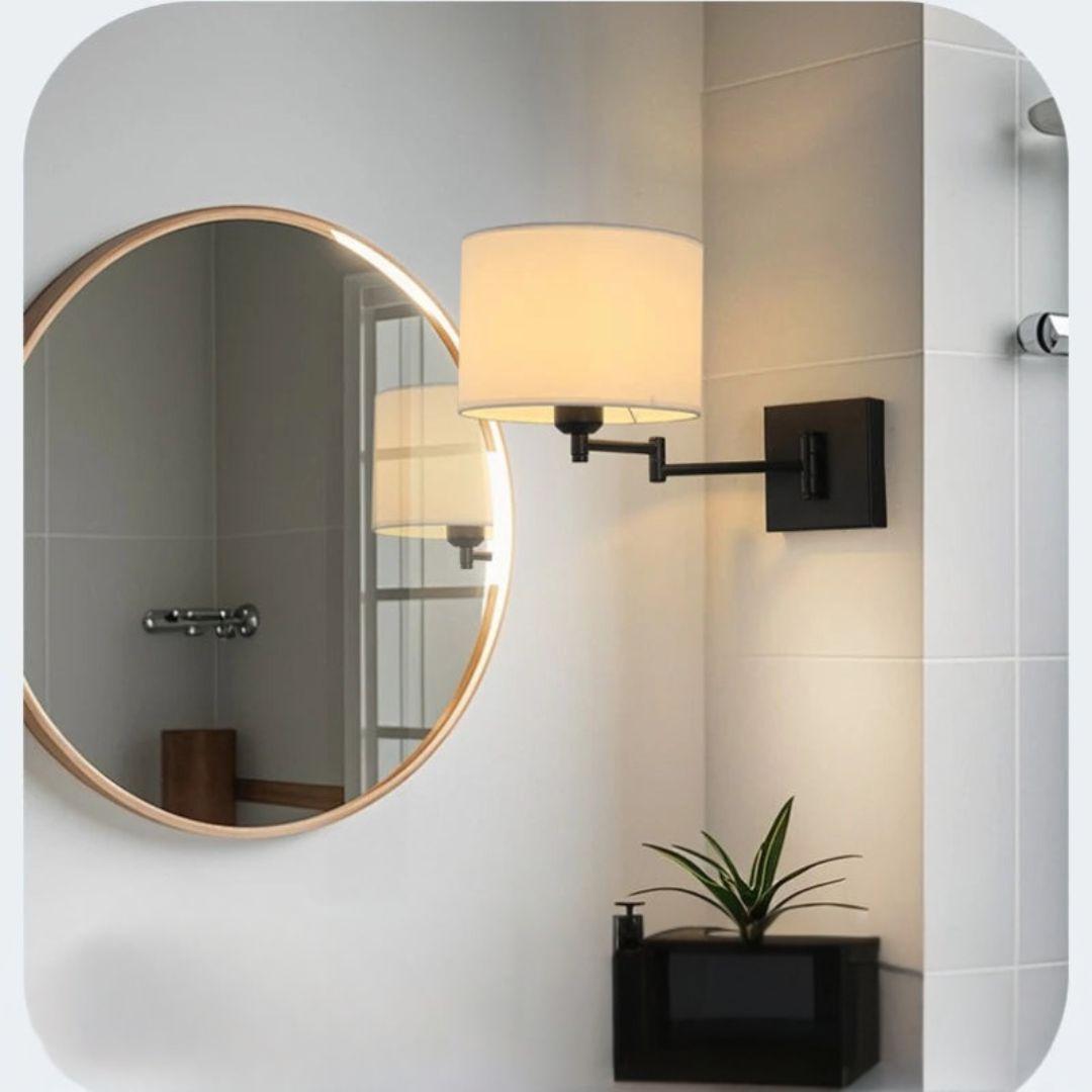 Arandela Luminária de Parede com Braço Dobrável