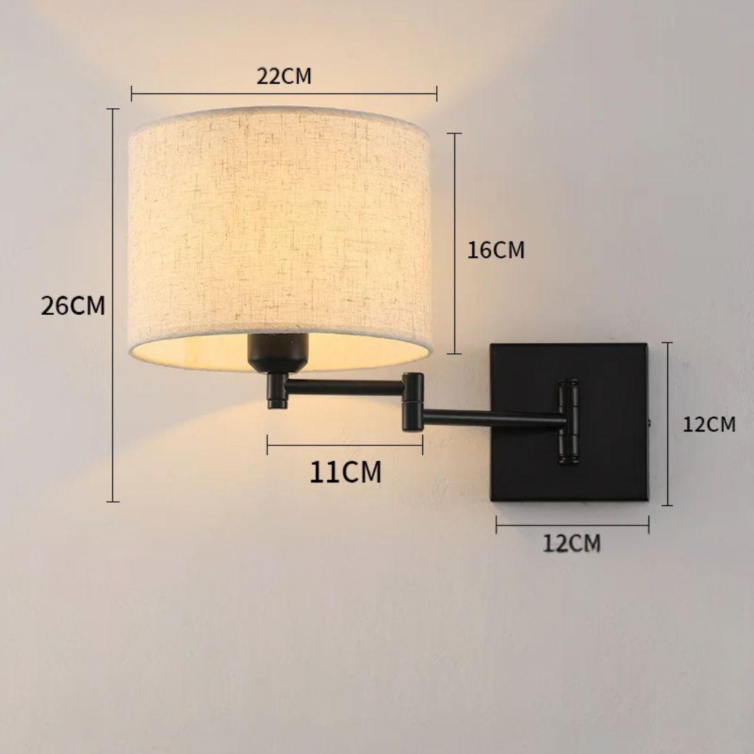 Arandela Luminária de Parede com Braço Dobrável