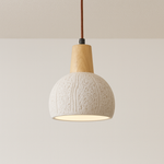 Luminária Pendente Moderna Minimalista Cimento Madeira Mati