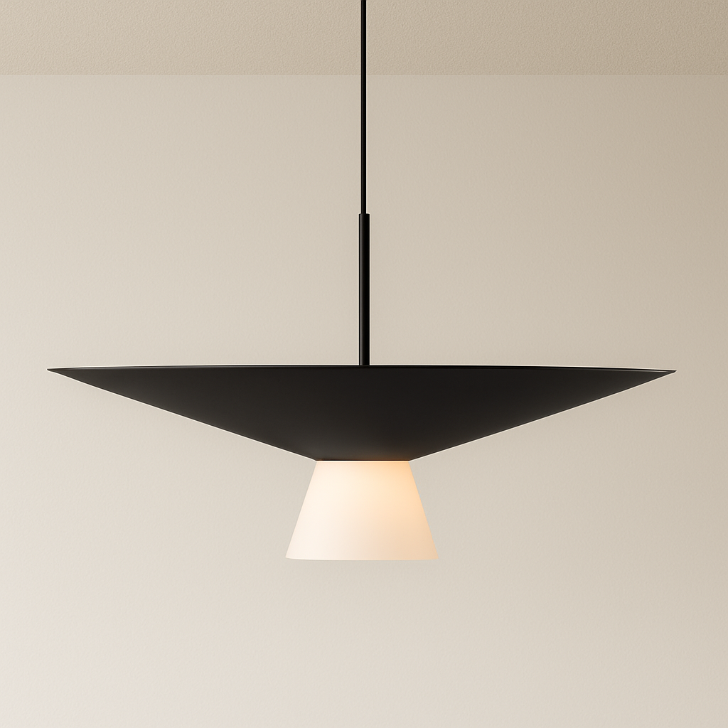 Luminária Pendente Moderna Minimalista Metal Acrílico Kari