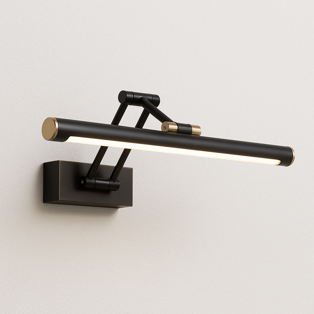 Iluminação Direcionada de Parede para Leitura com Arandela Articulada