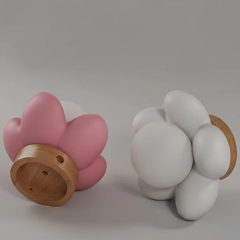 Quarto do miúdo conduziu a lâmpada de parede moderna resina corpo flor estilo quarto sala estar restaurante decoração iluminação teto casa luzes parede