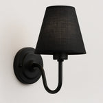 Iluminação Aconchegante para Parede em Quartos e Salas com Cúpula de Tecido