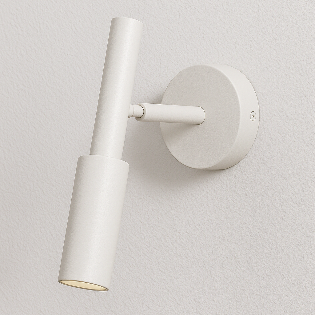 Iluminação Direcionada para Leitura em Cama e Apoio Visual com LED Integrado