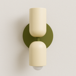 Arandela bidirecional para ponto focal decorativo de parede com soquete E27