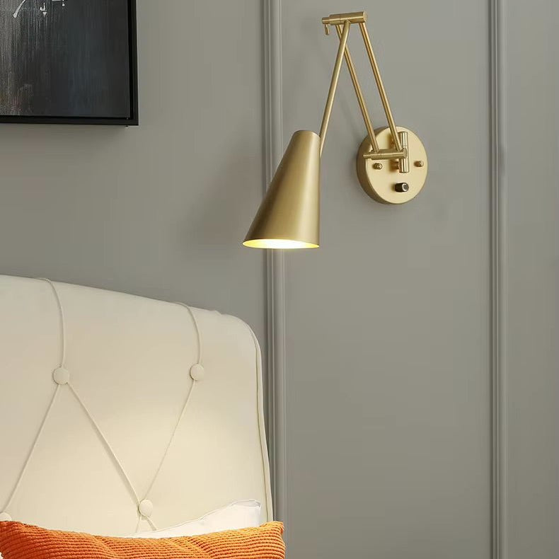 Luminária de Parede LED Ajustável com Braço Retrátil - Akada Brasil