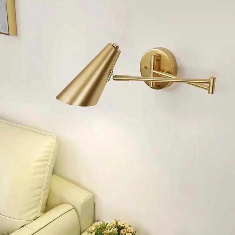 Luminária de Parede LED Ajustável com Braço Retrátil - Akada Brasil