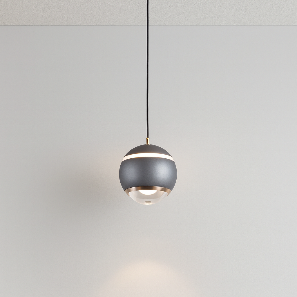 Iluminação Decorativa Pendente para Ambientes em Metal com LED