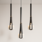 Iluminação Decorativa Pendente para Ambientes em Resina com LED