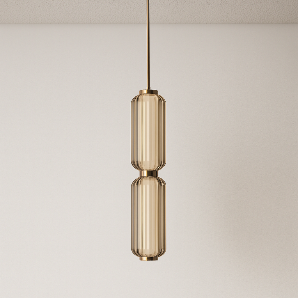 Iluminação Decorativa Pendente para Salas e Mesas com LED Difuso em Vidro