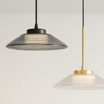 Iluminação Decorativa Suspensa para Salas e Bancadas com Vidro Translúcido