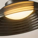 Iluminação Decorativa Suspensa para Salas e Bancadas com Vidro Translúcido