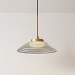 Iluminação Decorativa Suspensa para Salas e Bancadas com Vidro Translúcido