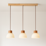 Pendente Decorativo em Madeira e Vidro | Lumfine