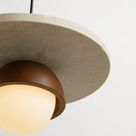 Iluminação Decorativa Pendente para Salas e Mesas em Mármore e Madeira