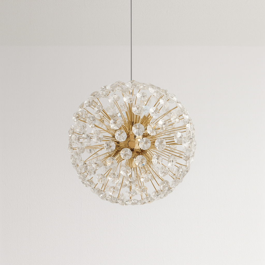 Iluminação Decorativa Pendente para Salas e Mesas em Vidro e Metal