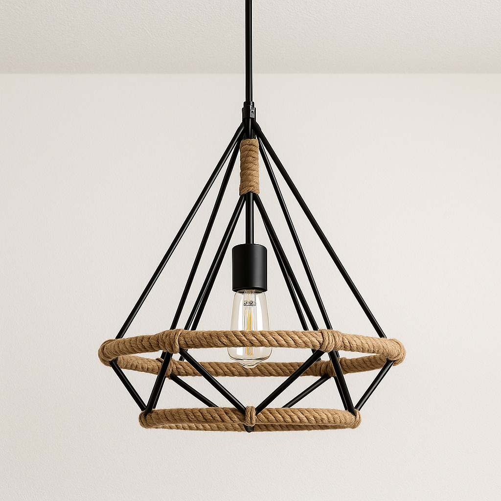 Iluminação Decorativa Pendente para Ambientes em Metal