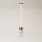 Iluminação Decorativa Pendente para Salas e Mesas em Vidro e Metal