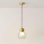 Iluminação Decorativa Pendente para Salas e Mesas em Vidro e Metal